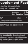 Pure DHEA 1.7 fl oz Supplement Facts