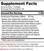 ParaGuard 90 Softgels Supplement Facts