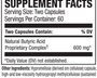 ProButyrate 120 Capsules Supplement Facts