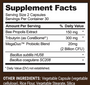 Propolis Complete Gut Health 60 Capsules Supplement Facts
