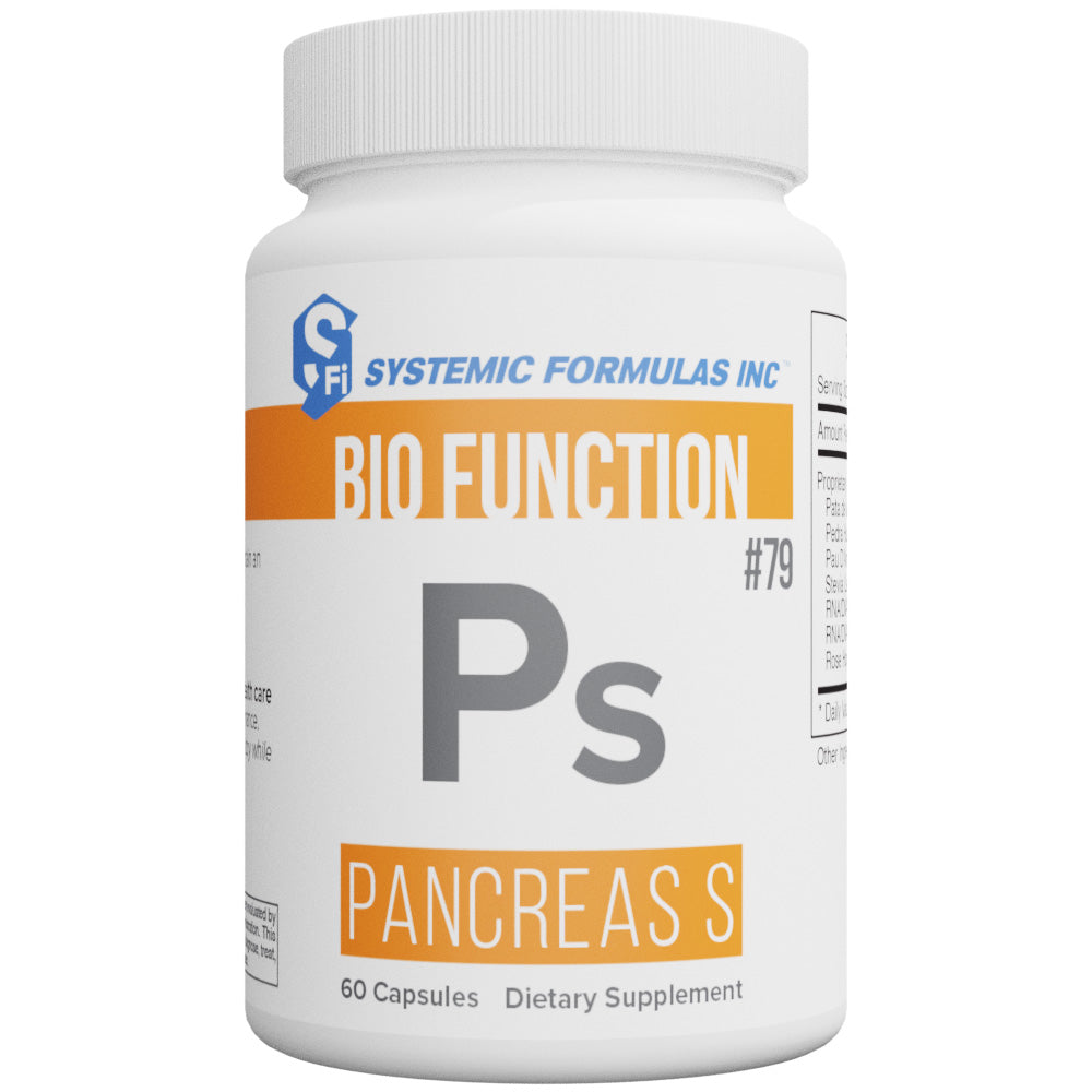 Systemic Formulas PS – Pancreas Balance & Blood-Glucose Support | 60 Capsules