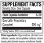 QuerciSorb QR 90 Capsules Supplement Facts