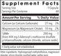 SAMe 60 Capsules Supplement Facts