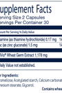 spermidineLIFE®  Extra+ 60 Capsules Supplement Facts