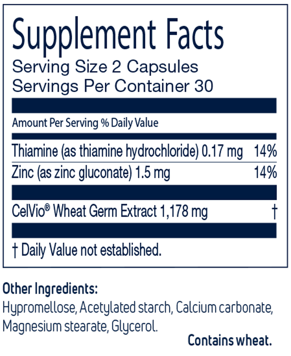 spermidineLIFE®  Extra+ 60 Capsules Supplement Facts