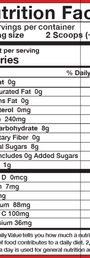 SuperBeets® Sport 20 Servings Supplement Facts