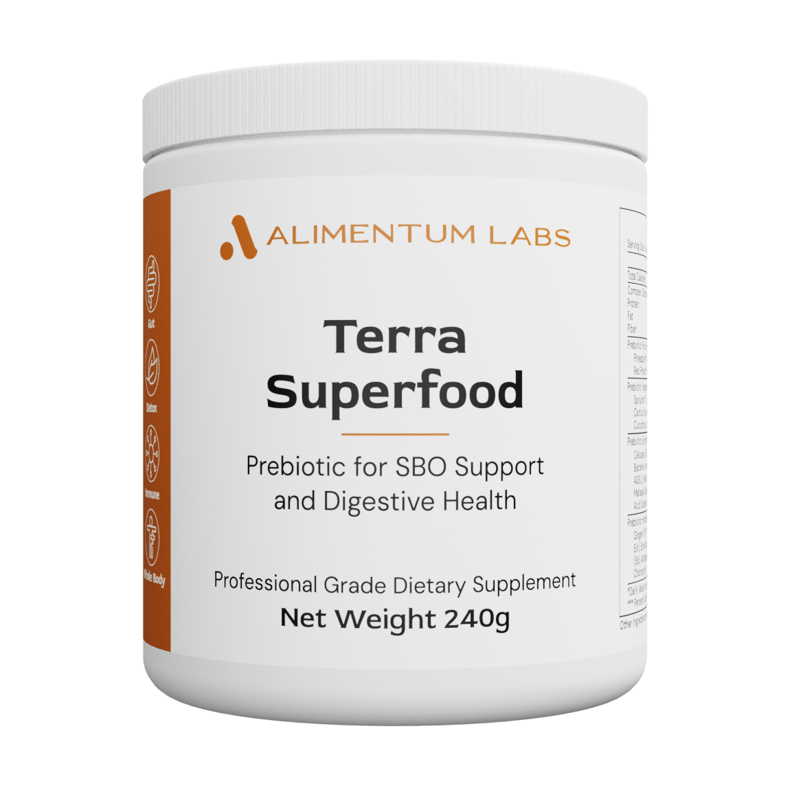 Alimentum Labs Terra Superfood – SBO Prebiotic Powder for Digestion &amp; Gut Health