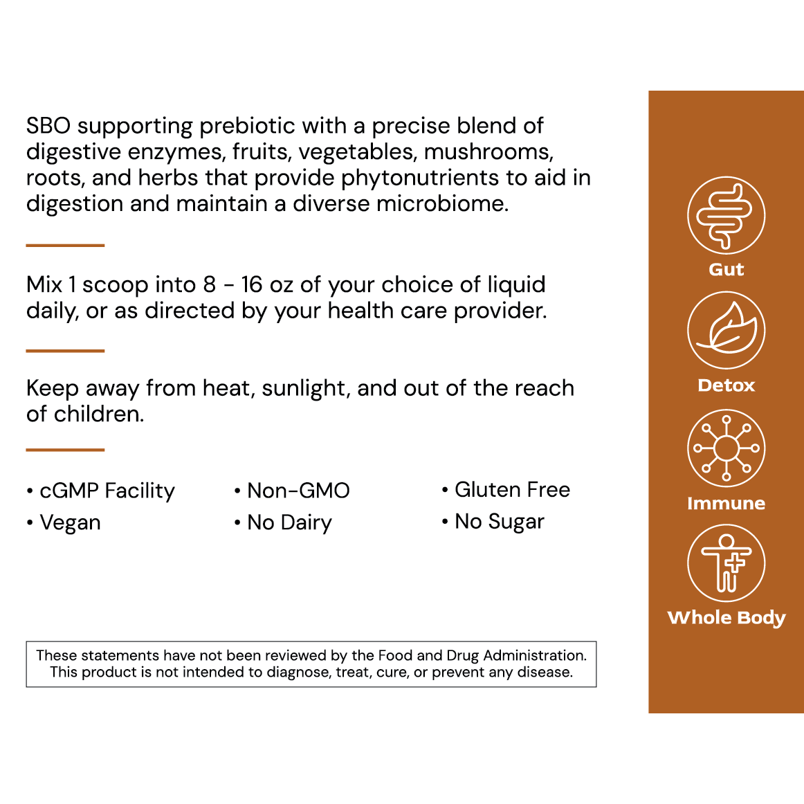 Alimentum Labs Terra Superfood – SBO Prebiotic Powder for Digestion &amp; Gut Health