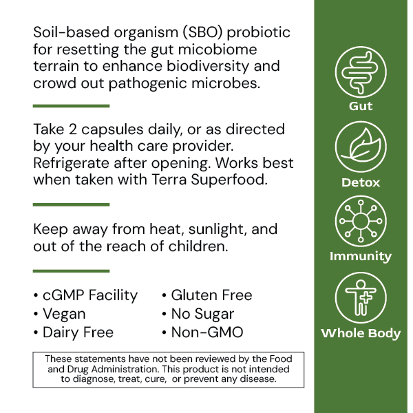 Alimentum Labs Terra µBiomic – Soil-Based Probiotic & Gut Microbiome Support