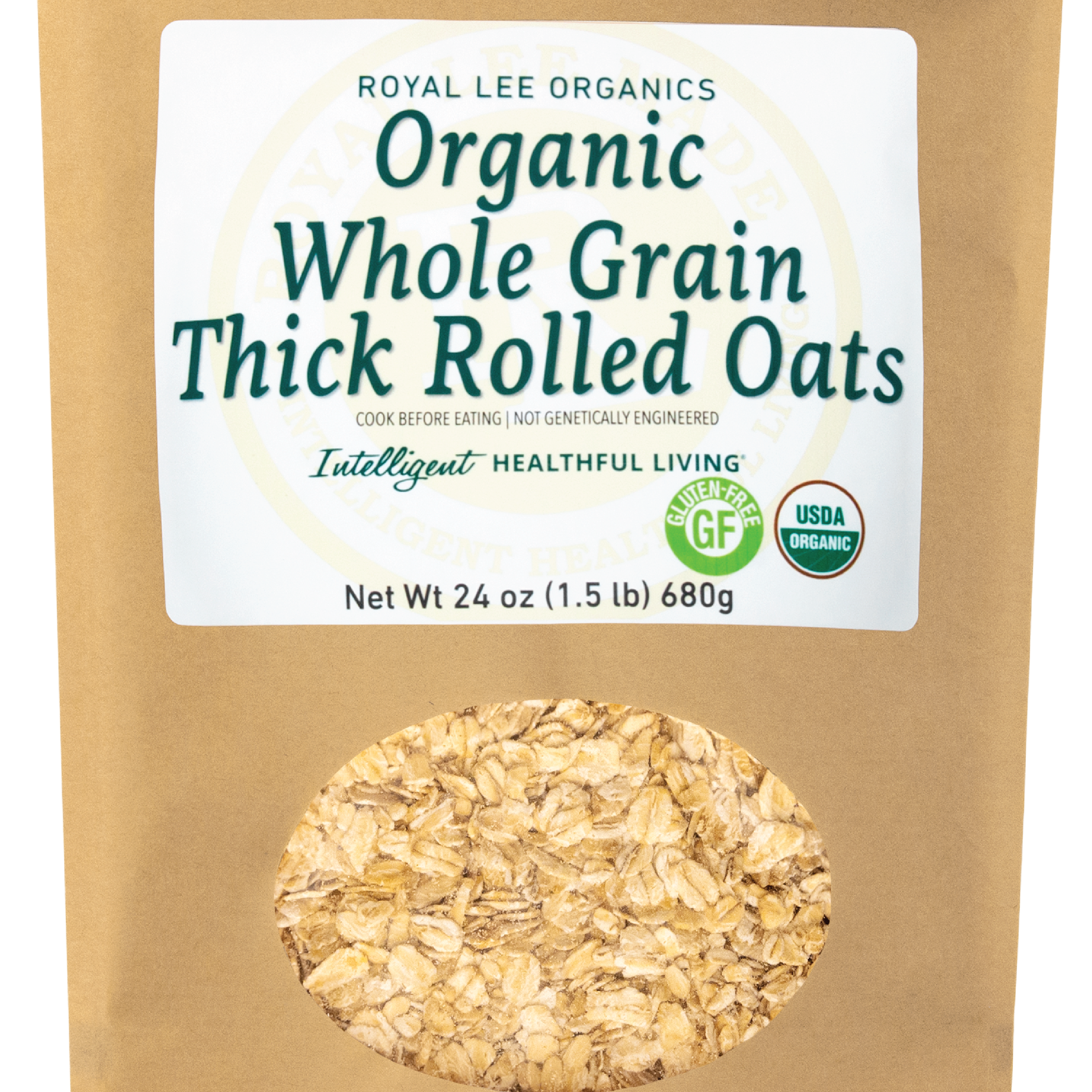 Thick Rolled Oats, 2lb kraft bag