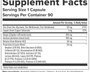 Tri Zinc 90 Capsules Supplement Facts