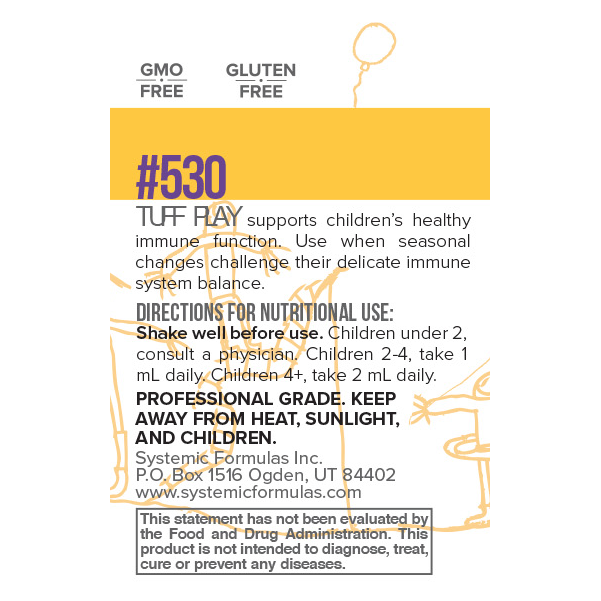 Systemic Formulas Tuff Play – Kids’ Immune, Growth & Recovery Support