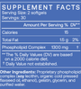 PC 60 Softgels Supplement Facts
