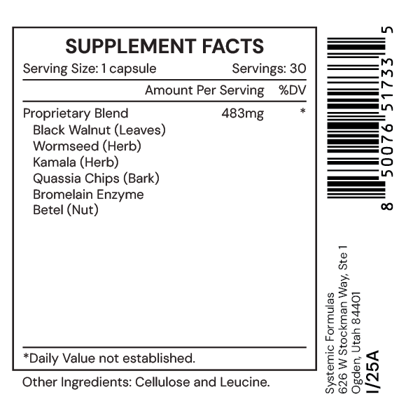 Systemic Formulas VRM2 Cell – Cellular Support & Natural Detox Formula