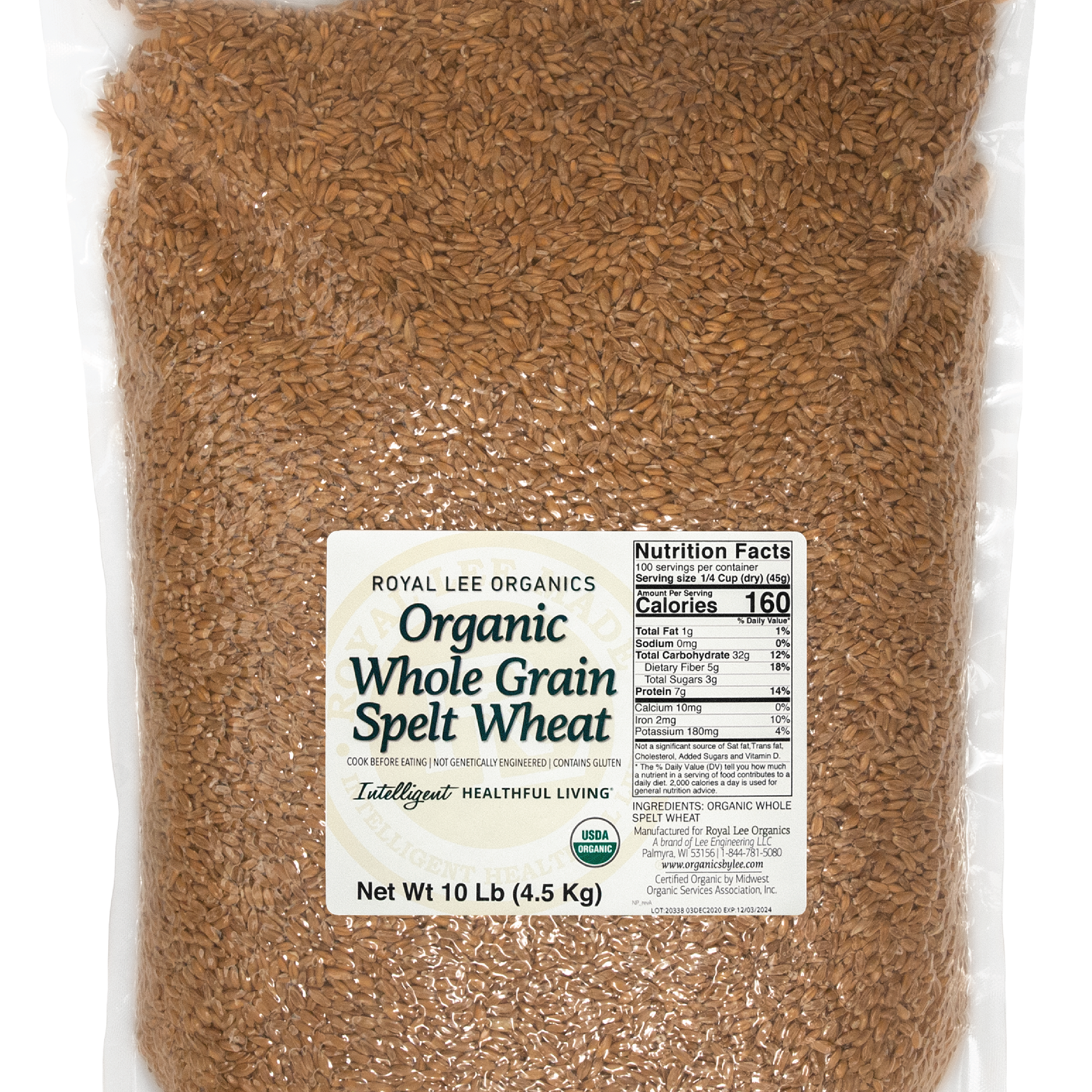 Spelt Berries, 1 - 10lb. Bag
