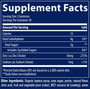 Zinc Gummies Elderberry 60 Gummies Supplement Facts