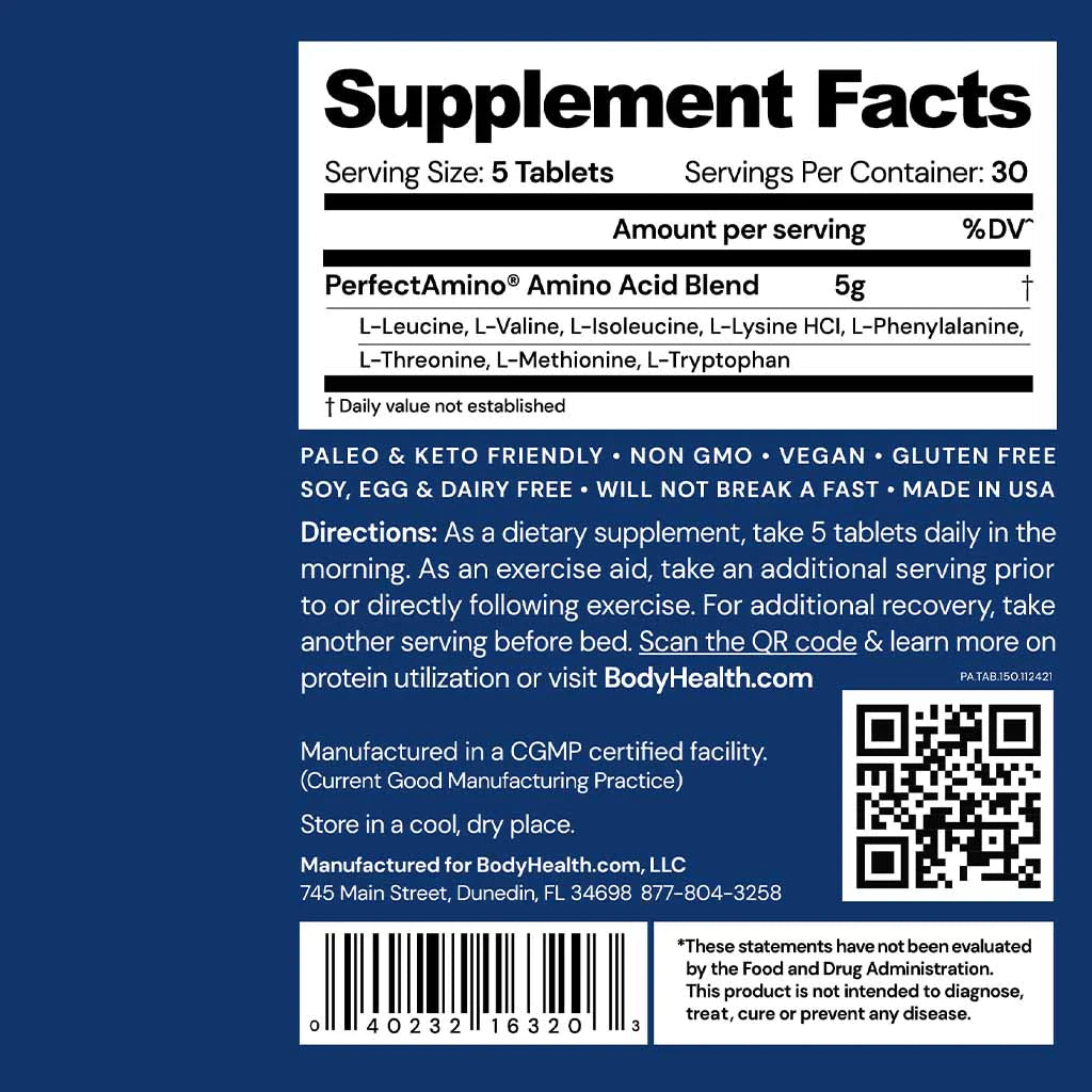 Perfect Amino Tablets 150 count