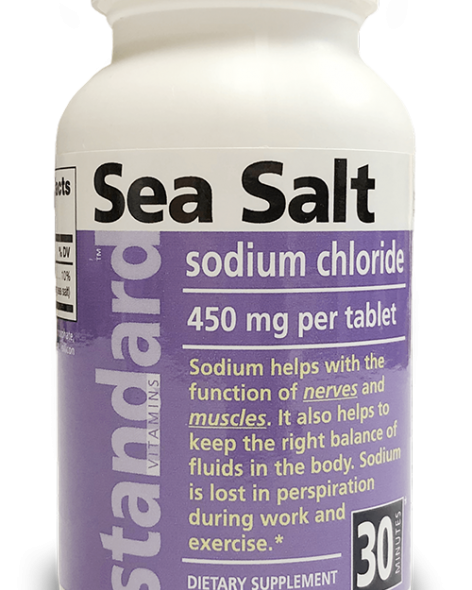 Standard Vitamins Sea Salt 30 Tablets