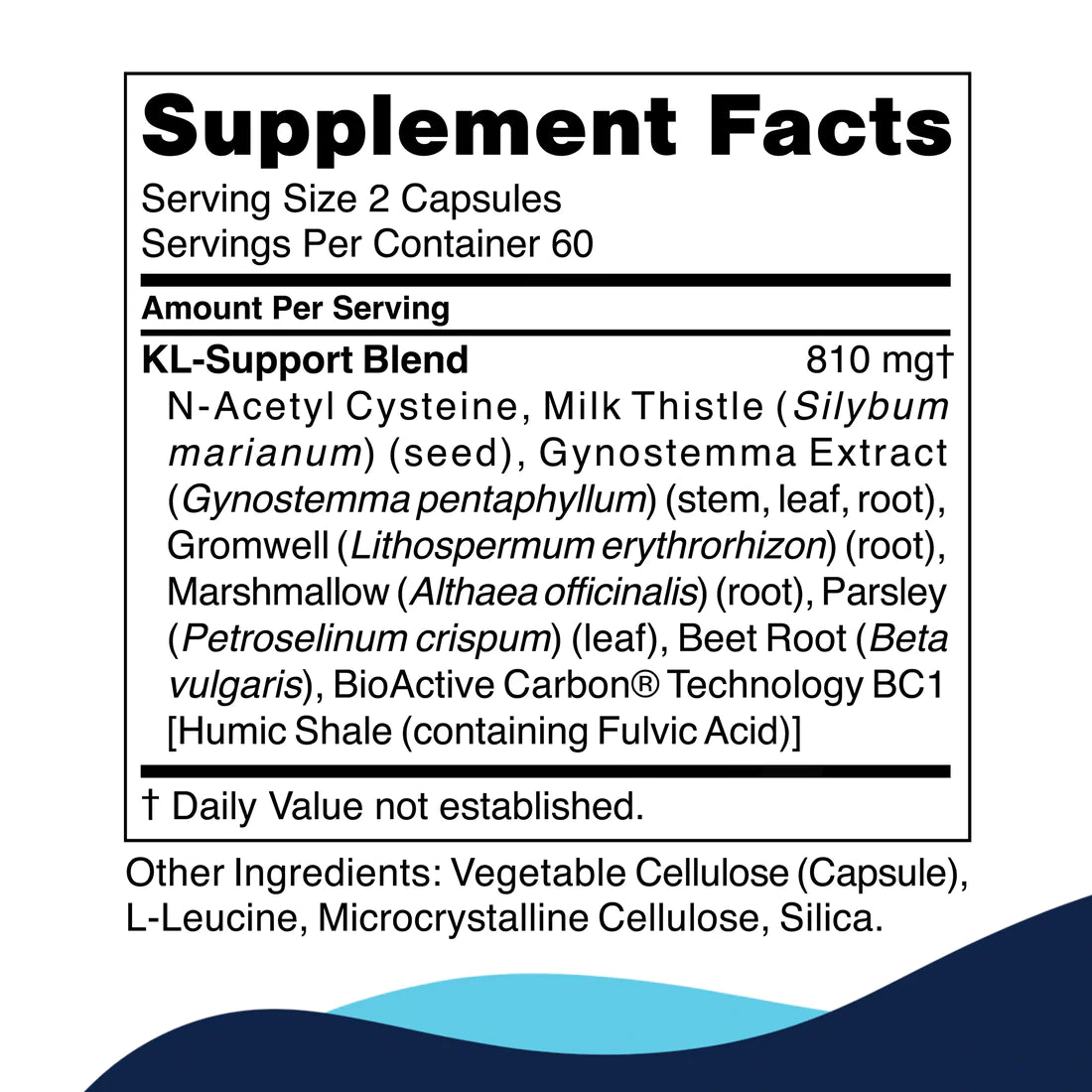 Cellcore KL Support – Kidney & Liver Detox | 120 Capsules