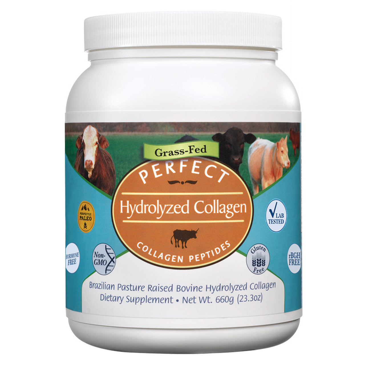 Perfect Hydrolyzed Collagen Unflavored - 100% Collagen 23.3 oz