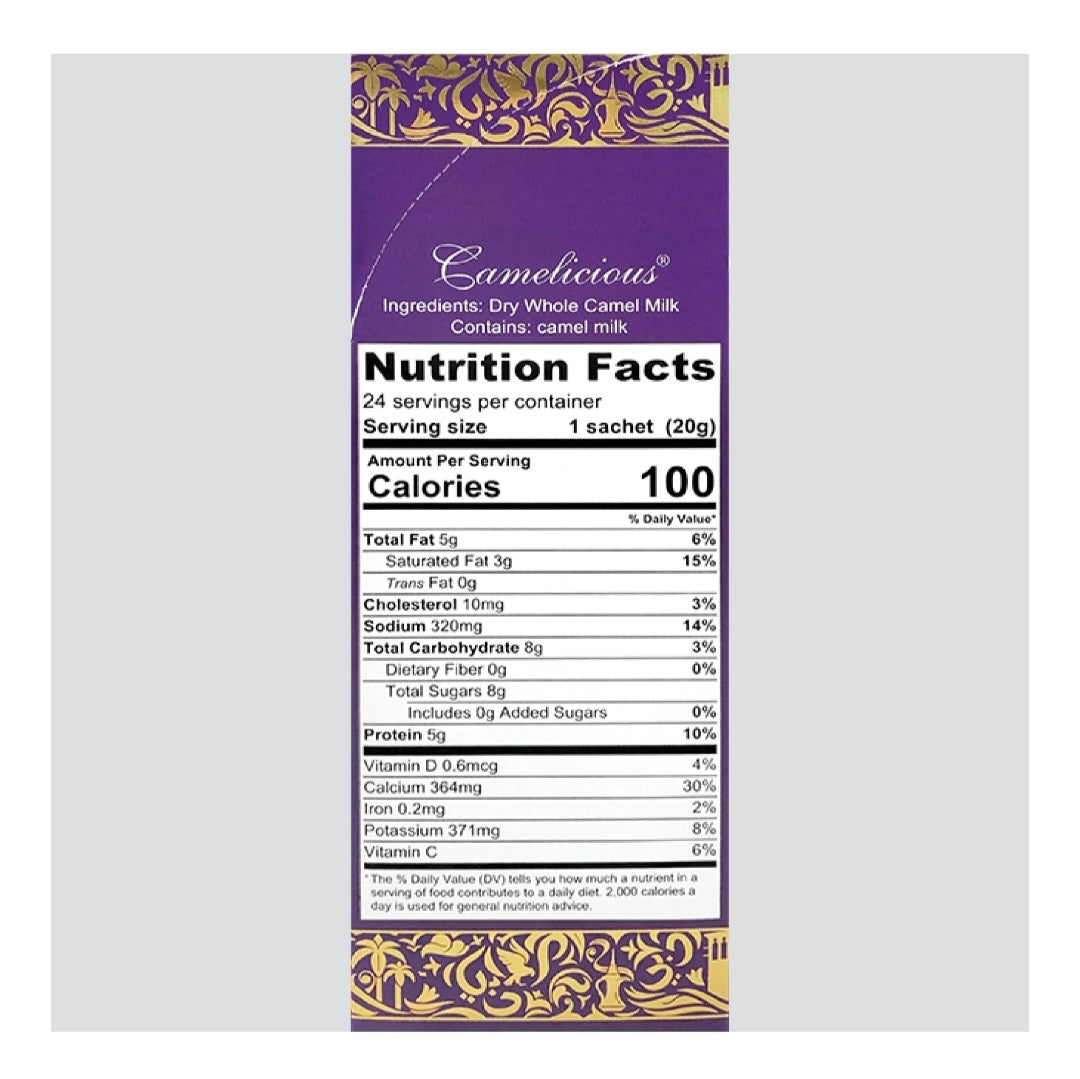 Purelife Camelicious Camel Milk Powder – Premium Nutrient-Rich Camel Milk