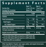 Black Elderberry Syrup 5.4 fl oz Supplement Facts