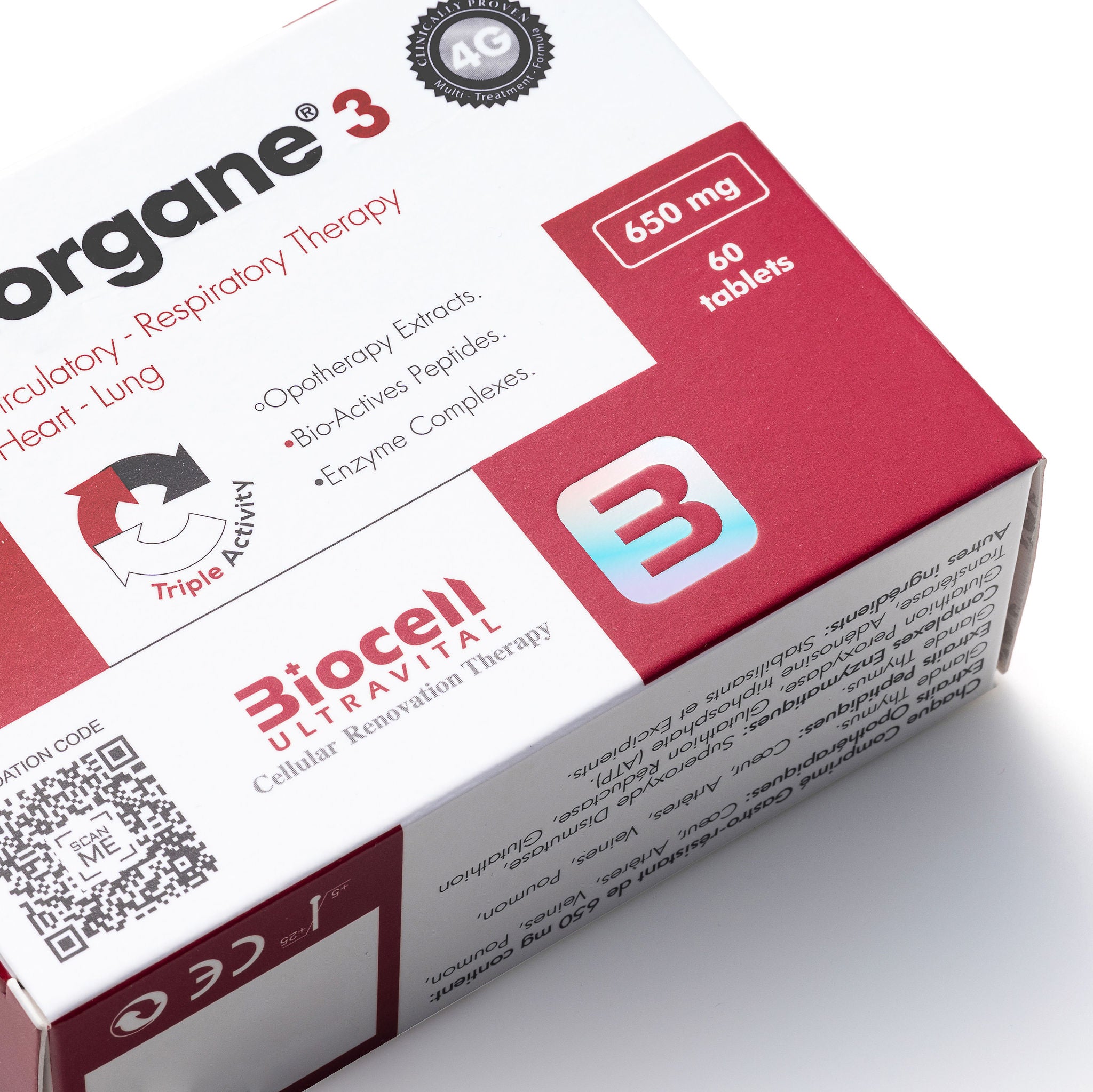 Biocell 4G – Cellorgane 3 Circulatory Therapy | Heart Health, Blood Flow & Cellular Support