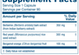 CholestBlend 90 Capsules Supplement Facts