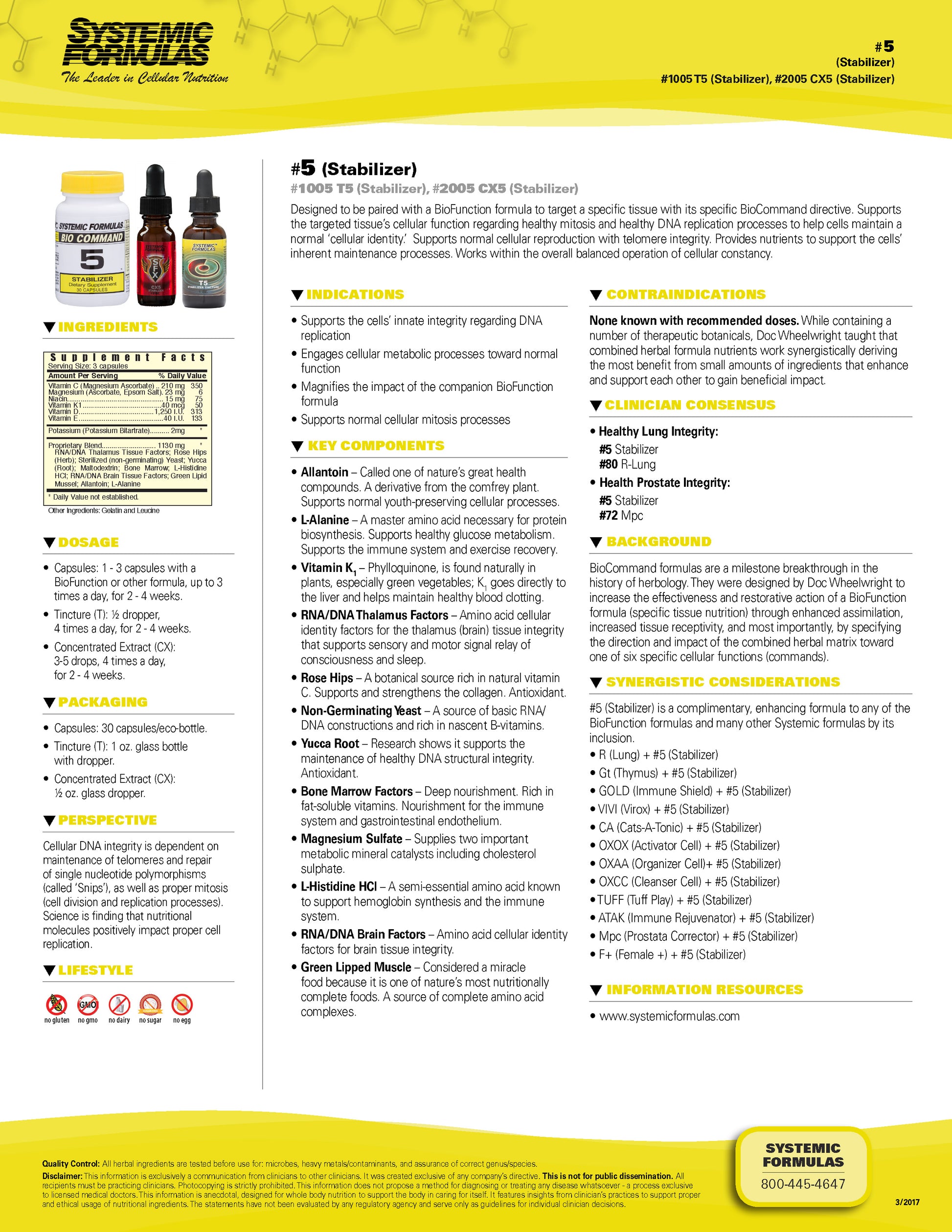Systemic Formulas CX5 Liquid – Natural Mood Stabilizer & Stress Support for Emotional Balance