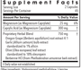 Happy Belly 90 Capsules Supplement Facts