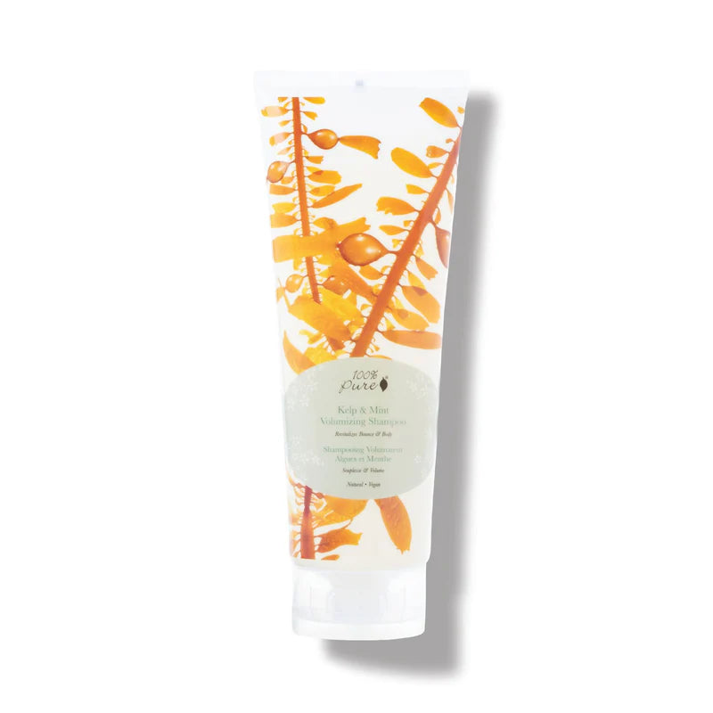 100% Pure Kelp & Mint Shampoo 8oz – Refreshing Hair & Scalp Care