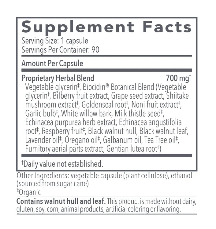 CellCore Biocidin® Capsules, 90 ct