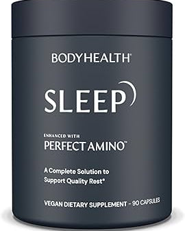 BodyHealth Sleep Support Supplement | Relaxation & Restful Sleep Formula (90 Capsules)