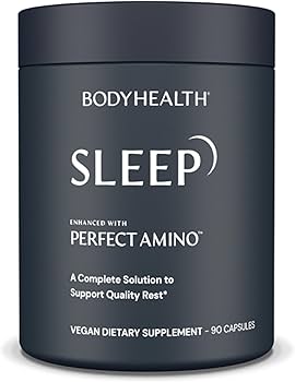BodyHealth Sleep Support Supplement | Relaxation & Restful Sleep Formula (90 Capsules)